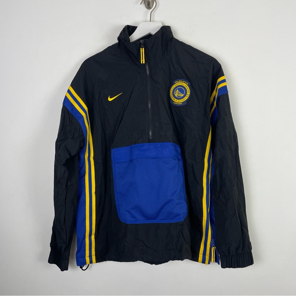 Nike NBA Golden State Warriors Lightweight Anorak Jacket Men SIZE Large